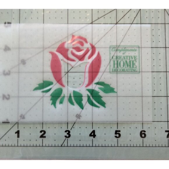 Rose Stencil Creative Home Decorating - Picture 2 of 3
